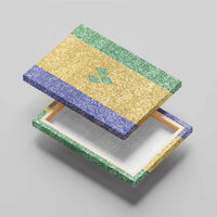 Saint Vincent and the Grenadines Vincy Mas Canvas Wall Art SVG Glitter Color Style - Wonder Print Shop