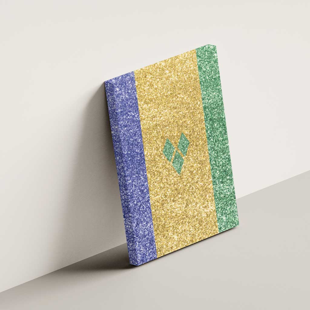 Saint Vincent and the Grenadines Vincy Mas Canvas Wall Art SVG Glitter Color Style - Wonder Print Shop