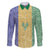 Saint Vincent and the Grenadines Vincy Mas Family Matching Long Sleeve Bodycon Dress and Hawaiian Shirt SVG Glitter Color Style - Wonder Print Shop