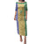 Saint Vincent and the Grenadines Vincy Mas Family Matching Puletasi and Hawaiian Shirt SVG Glitter Color Style - Wonder Print Shop