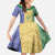 Saint Vincent and the Grenadines Vincy Mas Family Matching Summer Maxi Dress and Hawaiian Shirt SVG Glitter Color Style - Wonder Print Shop