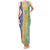 Saint Vincent and the Grenadines Vincy Mas Family Matching Tank Maxi Dress and Hawaiian Shirt SVG Glitter Color Style - Wonder Print Shop