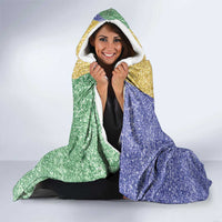 Saint Vincent and the Grenadines Vincy Mas Hooded Blanket SVG Glitter Color Style - Wonder Print Shop