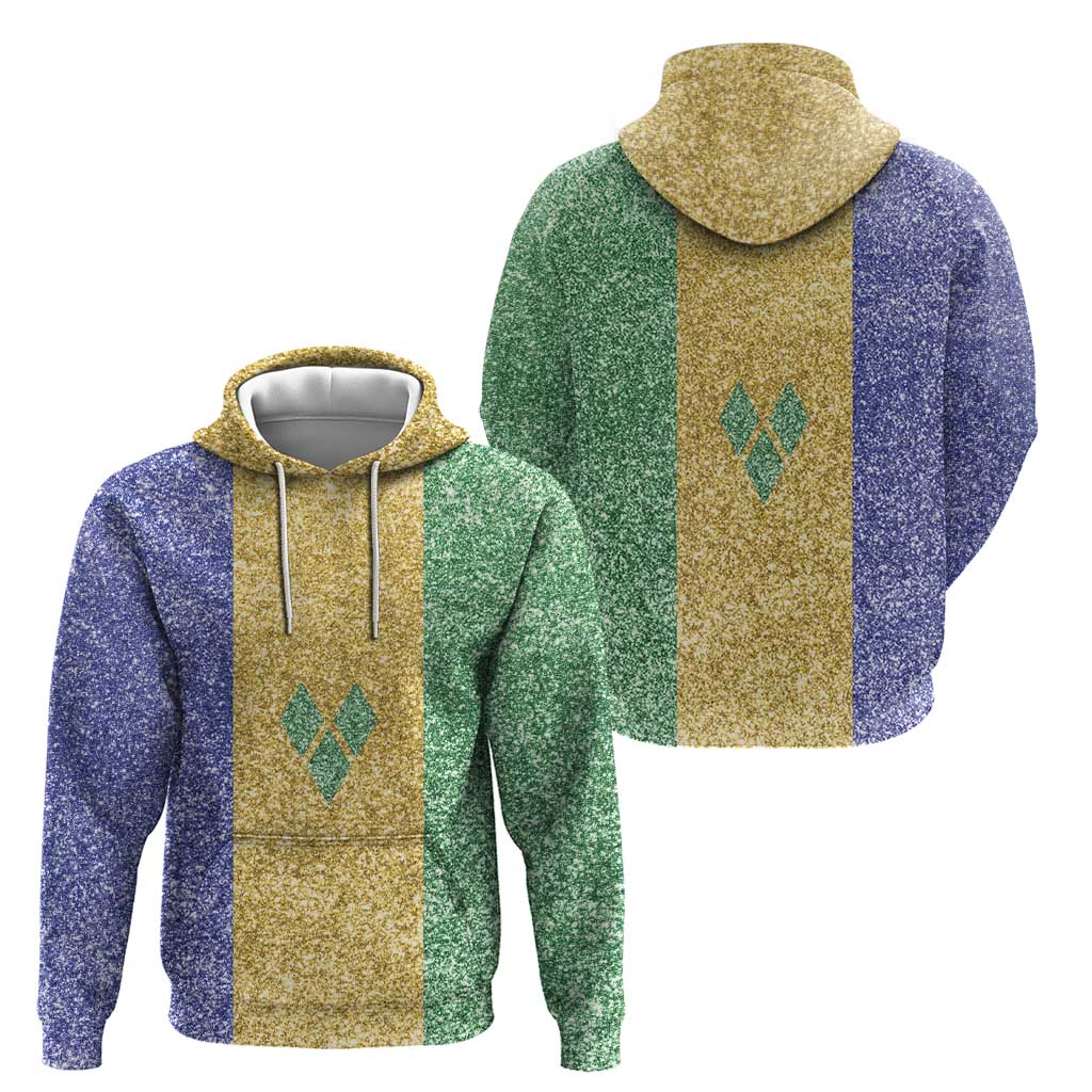 Saint Vincent and the Grenadines Vincy Mas Hoodie SVG Glitter Color Style - Wonder Print Shop