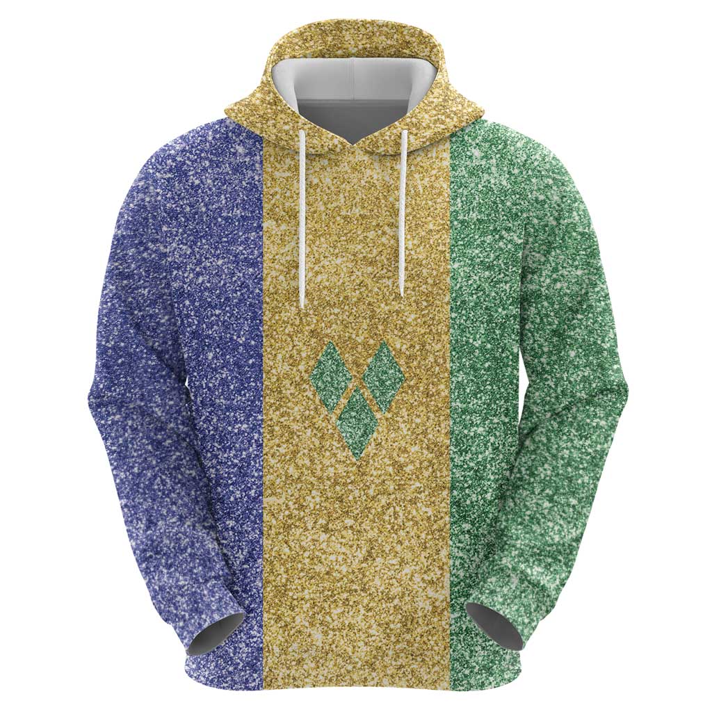 Saint Vincent and the Grenadines Vincy Mas Hoodie SVG Glitter Color Style - Wonder Print Shop