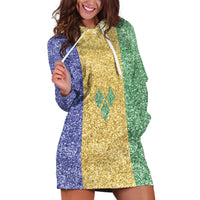 Saint Vincent and the Grenadines Vincy Mas Hoodie Dress SVG Glitter Color Style - Wonder Print Shop