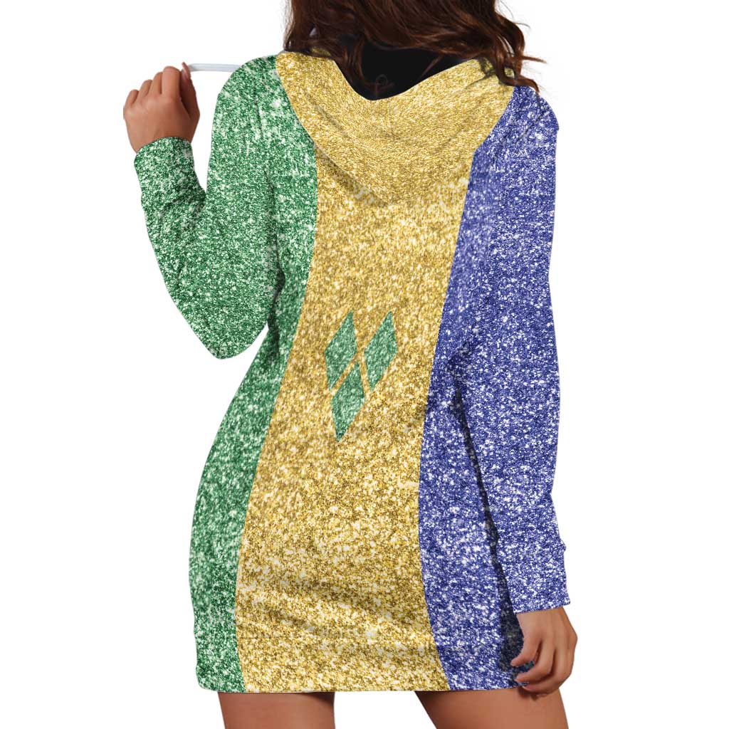 Saint Vincent and the Grenadines Vincy Mas Hoodie Dress SVG Glitter Color Style - Wonder Print Shop