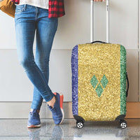 Saint Vincent and the Grenadines Vincy Mas Luggage Cover SVG Glitter Color Style - Wonder Print Shop