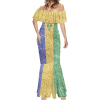 Saint Vincent and the Grenadines Vincy Mas Mermaid Dress SVG Glitter Color Style - Wonder Print Shop