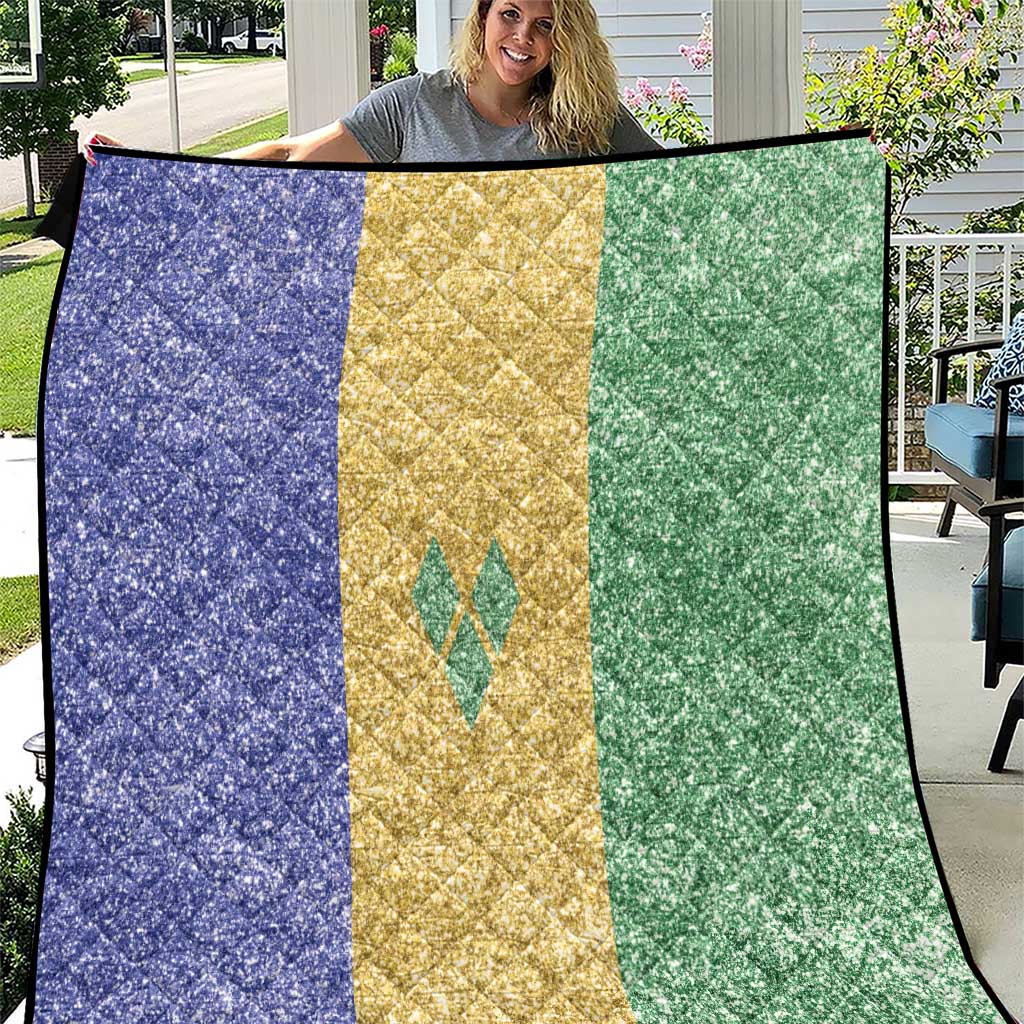 Saint Vincent and the Grenadines Vincy Mas Quilt SVG Glitter Color Style - Wonder Print Shop