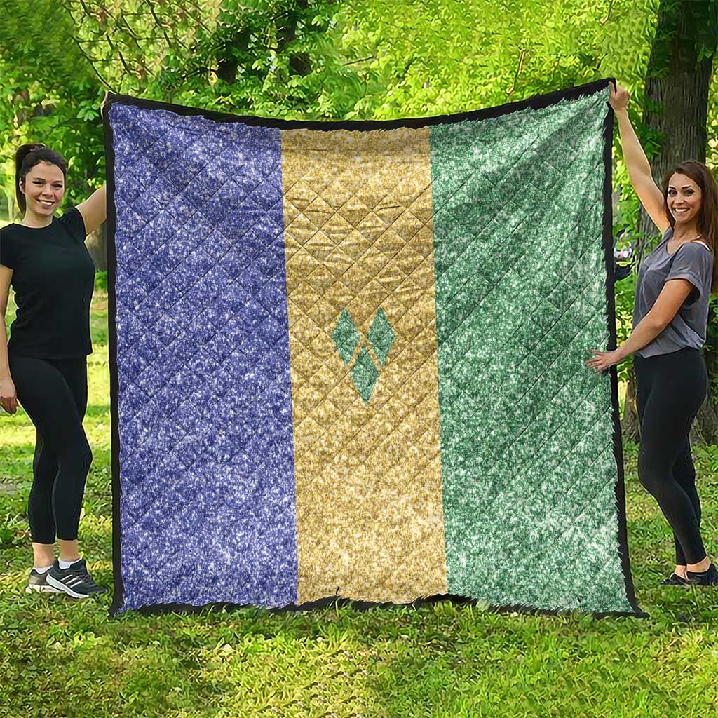 Saint Vincent and the Grenadines Vincy Mas Quilt SVG Glitter Color Style - Wonder Print Shop