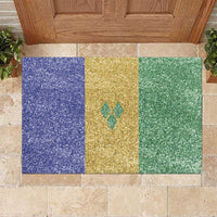 Saint Vincent and the Grenadines Vincy Mas Rubber Doormat SVG Glitter Color Style - Wonder Print Shop