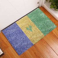 Saint Vincent and the Grenadines Vincy Mas Rubber Doormat SVG Glitter Color Style - Wonder Print Shop