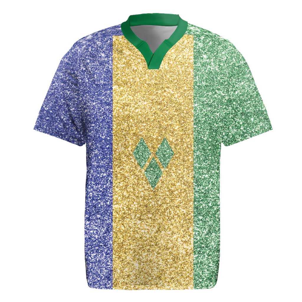 Saint Vincent and the Grenadines Vincy Mas Rugby Jersey SVG Glitter Color Style - Wonder Print Shop