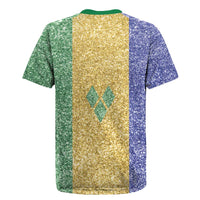 Saint Vincent and the Grenadines Vincy Mas Rugby Jersey SVG Glitter Color Style - Wonder Print Shop