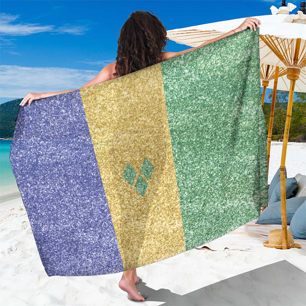 Saint Vincent and the Grenadines Vincy Mas Sarong SVG Glitter Color Style - Wonder Print Shop