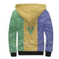 Saint Vincent and the Grenadines Vincy Mas Sherpa Hoodie SVG Glitter Color Style - Wonder Print Shop