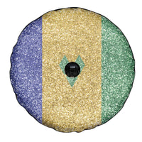 Saint Vincent and the Grenadines Vincy Mas Spare Tire Cover SVG Glitter Color Style - Wonder Print Shop