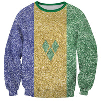 Saint Vincent and the Grenadines Vincy Mas Sweatshirt SVG Glitter Color Style - Wonder Print Shop