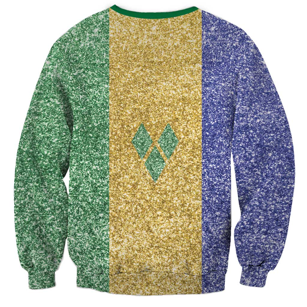 Saint Vincent and the Grenadines Vincy Mas Sweatshirt SVG Glitter Color Style - Wonder Print Shop