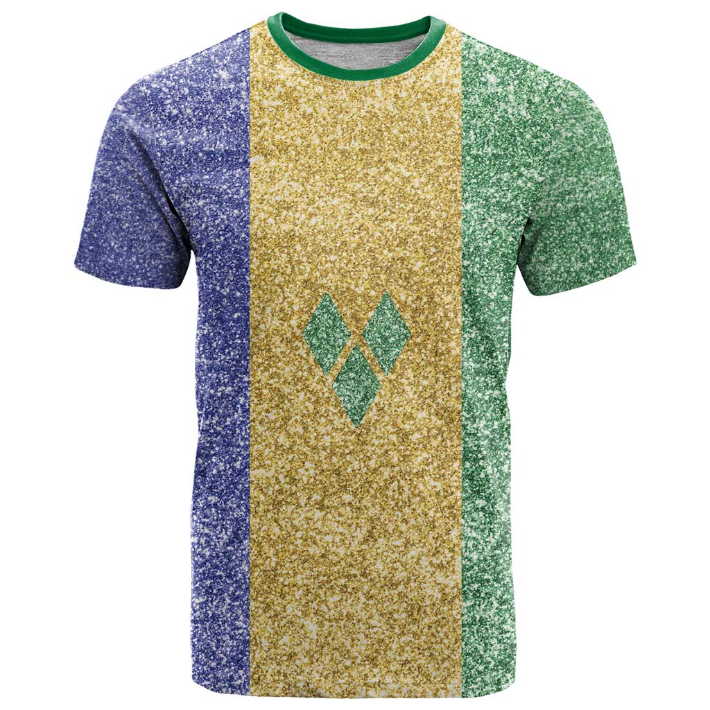 Saint Vincent and the Grenadines Vincy Mas T Shirt SVG Glitter Color Style - Wonder Print Shop