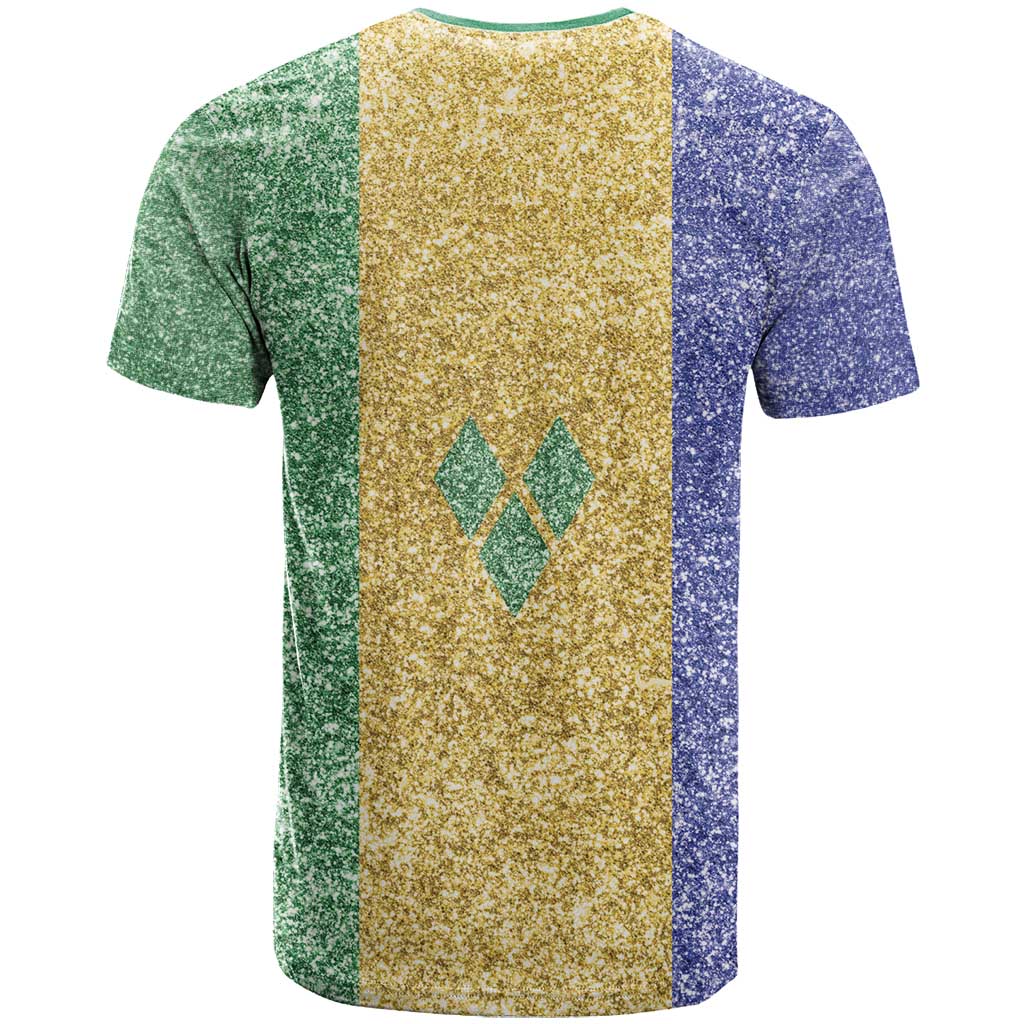 Saint Vincent and the Grenadines Vincy Mas T Shirt SVG Glitter Color Style - Wonder Print Shop