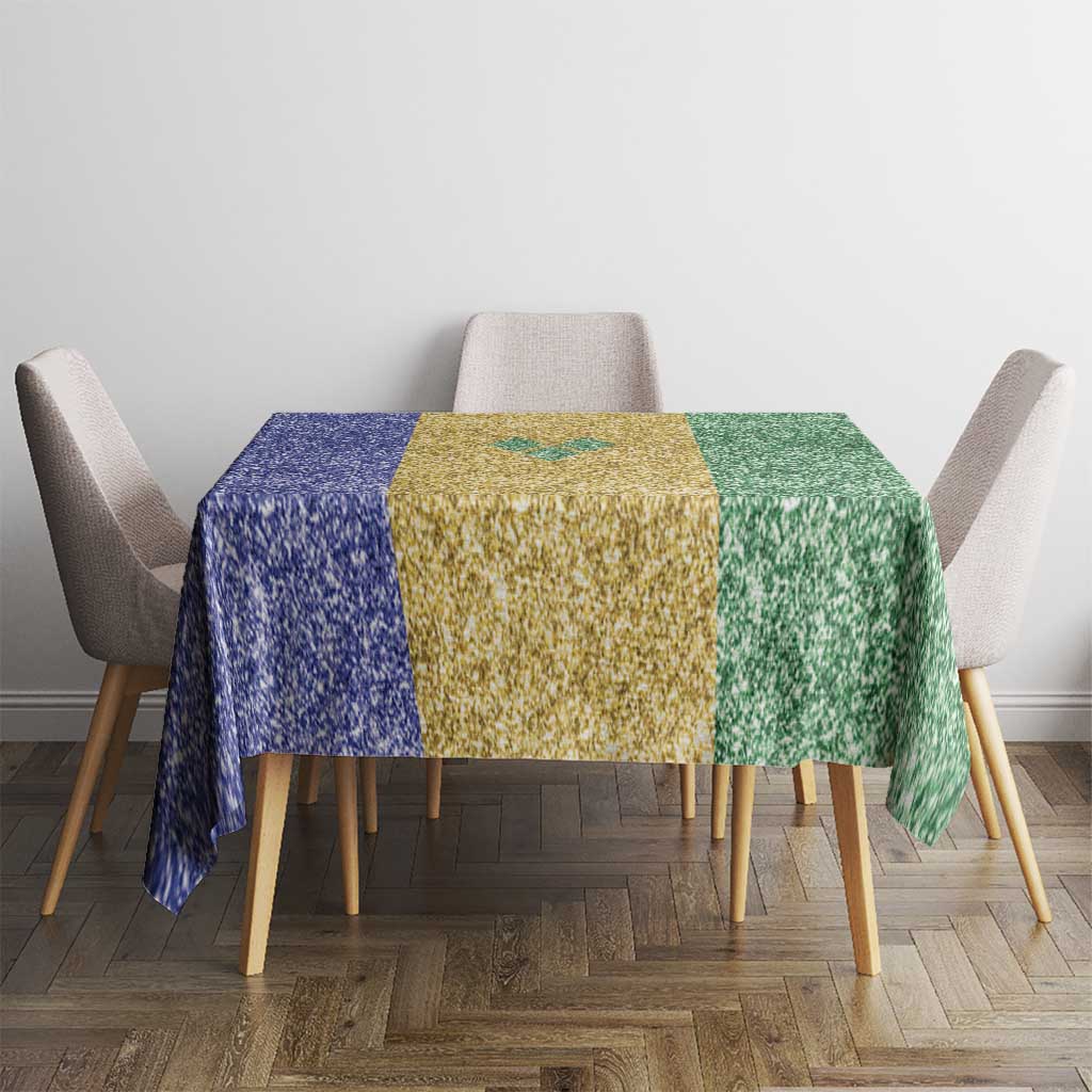 Saint Vincent and the Grenadines Vincy Mas Tablecloth SVG Glitter Color Style - Wonder Print Shop
