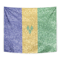 Saint Vincent and the Grenadines Vincy Mas Tapestry SVG Glitter Color Style - Wonder Print Shop