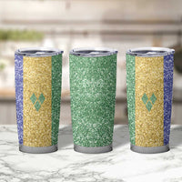 Saint Vincent and the Grenadines Vincy Mas Tumbler Cup SVG Glitter Color Style - Wonder Print Shop