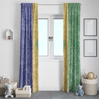 Saint Vincent and the Grenadines Vincy Mas Window Curtain SVG Glitter Color Style - Wonder Print Shop