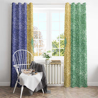 Saint Vincent and the Grenadines Vincy Mas Window Curtain SVG Glitter Color Style - Wonder Print Shop