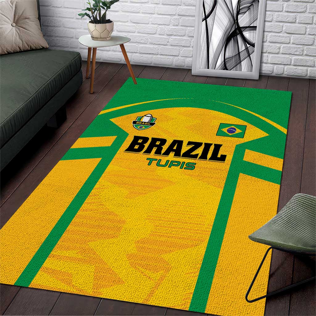 Rugby Brazil Area Rug Tupis Go Champions - Wonder Print Shop
