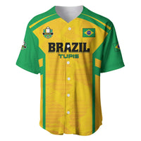 Custom Rugby Brazil Baseball Jersey Tupis Go Champions - Wonder Print Shop