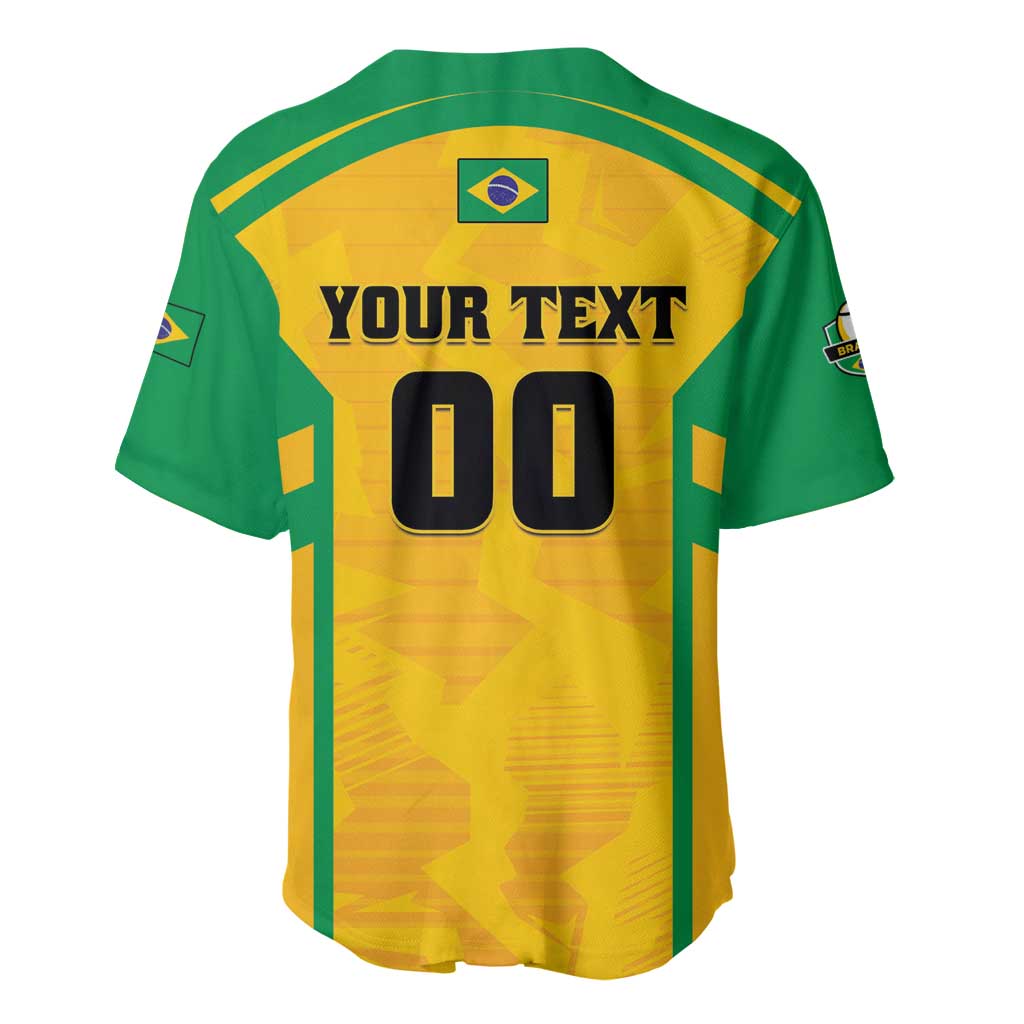 Custom Rugby Brazil Baseball Jersey Tupis Go Champions - Wonder Print Shop