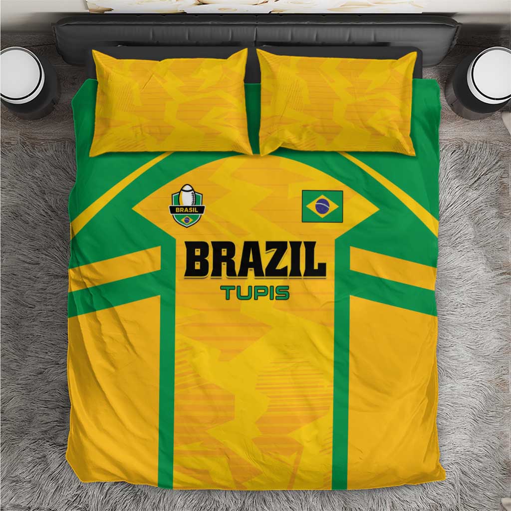 Rugby Brazil Bedding Set Tupis Go Champions - Wonder Print Shop