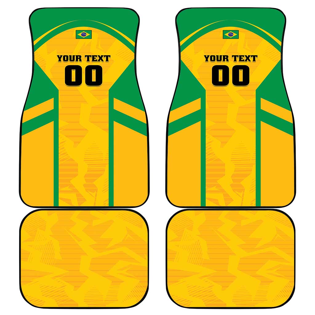 Rugby Brazil Car Mats Tupis Go Champions - Wonder Print Shop