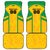 Rugby Brazil Car Mats Tupis Go Champions - Wonder Print Shop