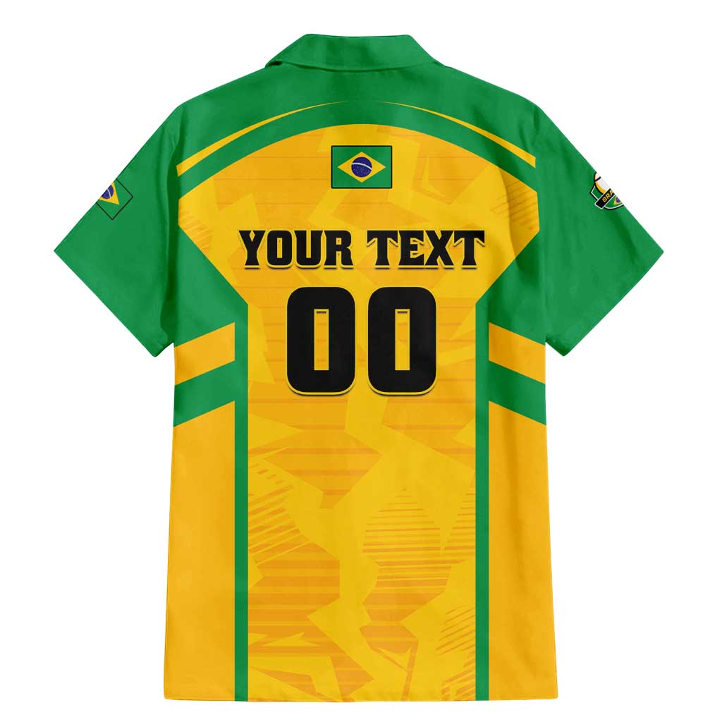 Custom Rugby Brazil Family Matching Mermaid Dress and Hawaiian Shirt Tupis Go Champions - Wonder Print Shop