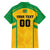 Custom Rugby Brazil Family Matching Off The Shoulder Long Sleeve Dress and Hawaiian Shirt Tupis Go Champions - Wonder Print Shop