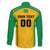 Custom Rugby Brazil Family Matching Off Shoulder Short Dress and Hawaiian Shirt Tupis Go Champions - Wonder Print Shop
