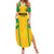 Custom Rugby Brazil Family Matching Summer Maxi Dress and Hawaiian Shirt Tupis Go Champions - Wonder Print Shop