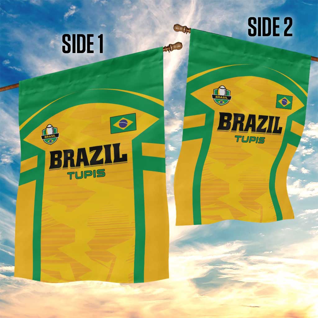 Rugby Brazil Garden Flag Tupis Go Champions - Wonder Print Shop