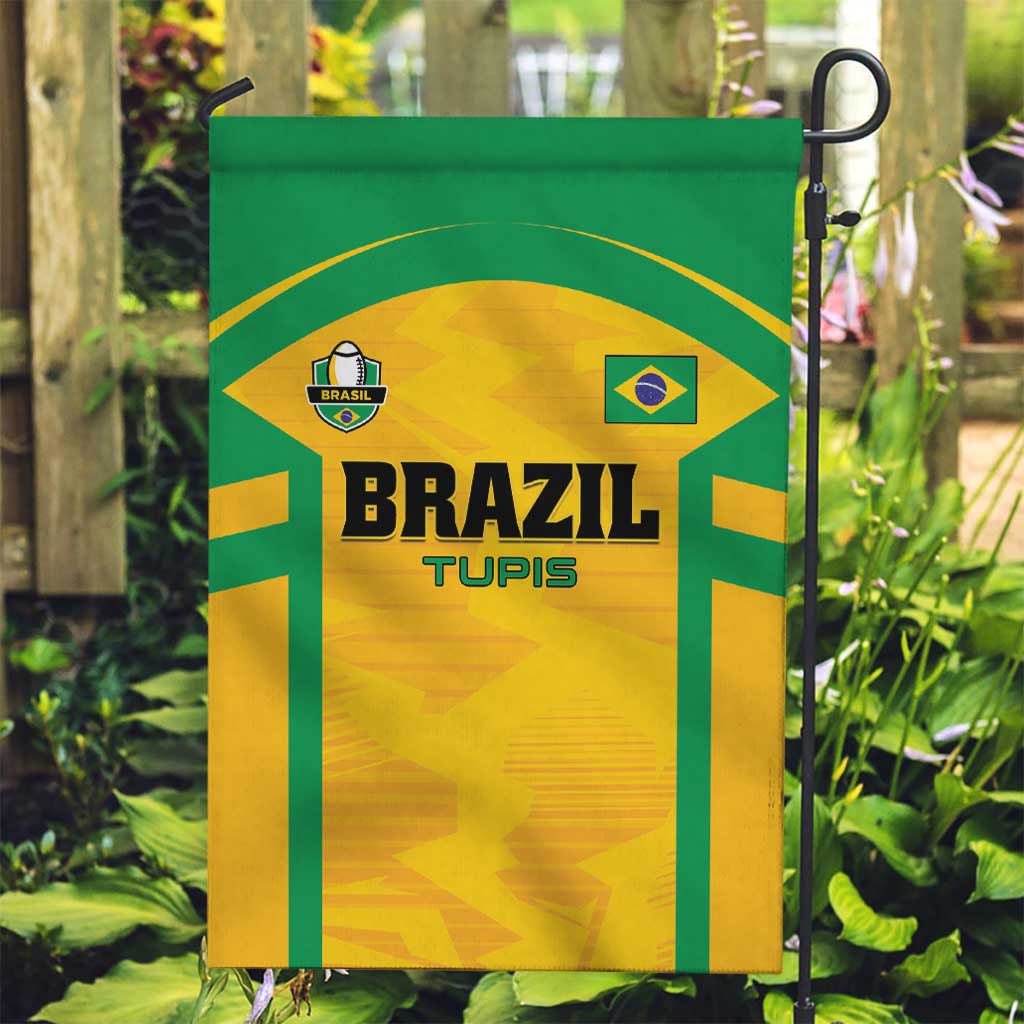 Rugby Brazil Garden Flag Tupis Go Champions - Wonder Print Shop
