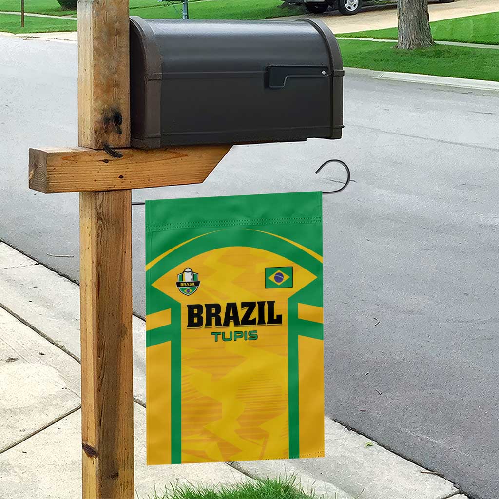 Rugby Brazil Garden Flag Tupis Go Champions - Wonder Print Shop