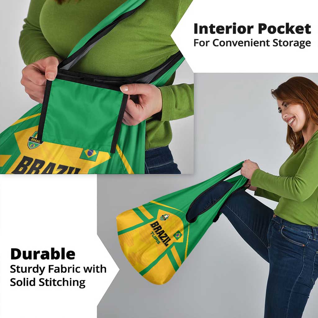 Rugby Brazil Grocery Bag Tupis Go Champions - Wonder Print Shop