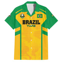 Custom Rugby Brazil Hawaiian Shirt Tupis Go Champions - Wonder Print Shop
