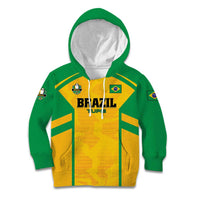 Custom Rugby Brazil Kid Hoodie Tupis Go Champions - Wonder Print Shop