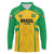 Custom Rugby Brazil Long Sleeve Polo Shirt Tupis Go Champions - Wonder Print Shop