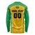 Custom Rugby Brazil Long Sleeve Shirt Tupis Go Champions - Wonder Print Shop