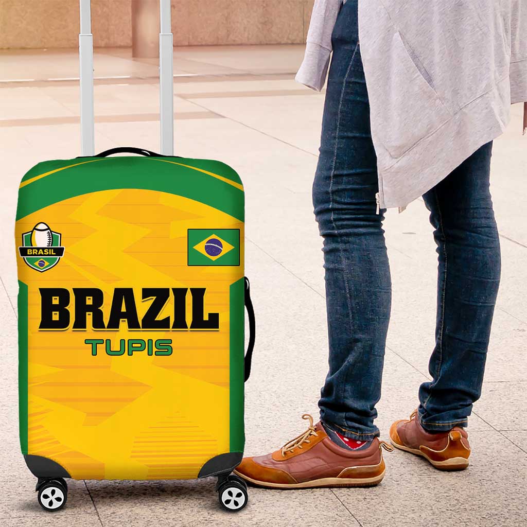 Rugby Brazil Luggage Cover Tupis Go Champions - Wonder Print Shop